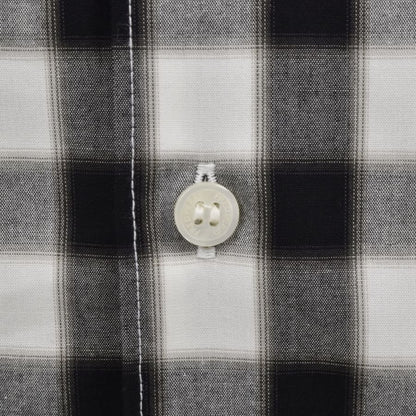 Fred Perry Blurred Gingham Shirt White