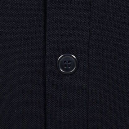 Fred Perry Button Through Polo Shirt Navy