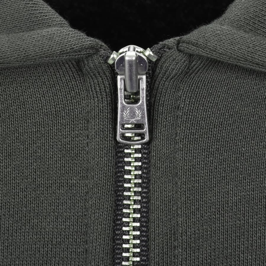 Fred Perry Collared Sweatshirt Green
