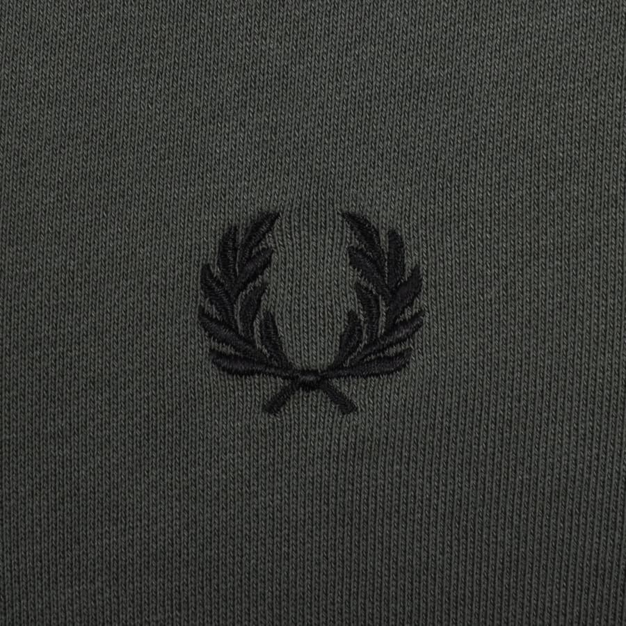 Fred Perry Collared Sweatshirt Green