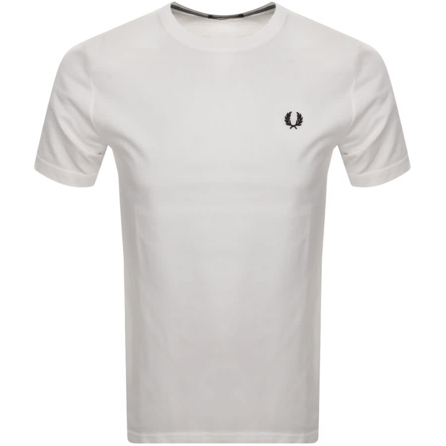 Fred Perry Crew Neck T Shirt White