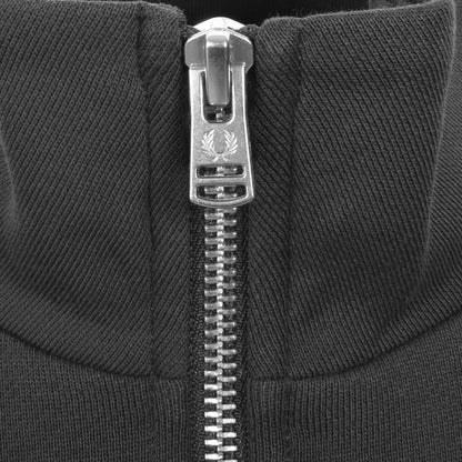 Fred Perry Half Zip Sweatshirt Anchor Grey