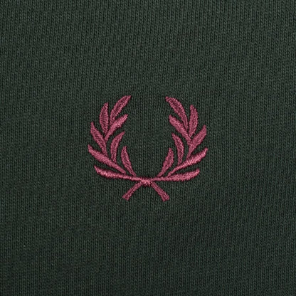 Fred Perry Half Zip Sweatshirt Green
