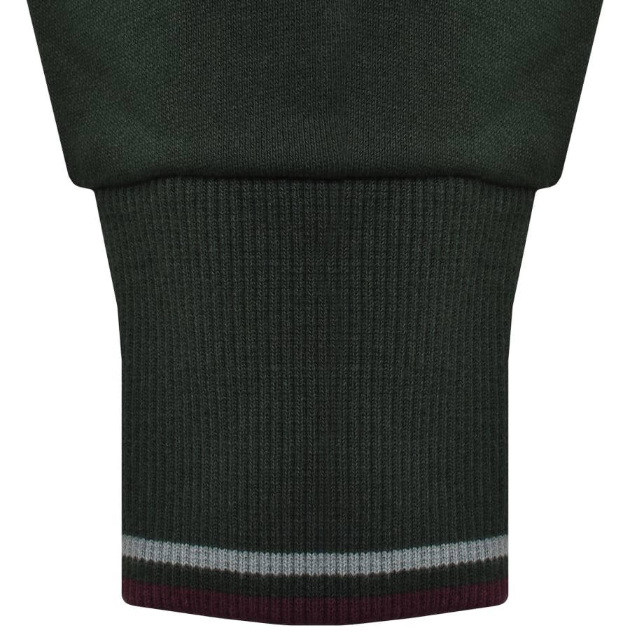 Fred Perry Half Zip Sweatshirt Green