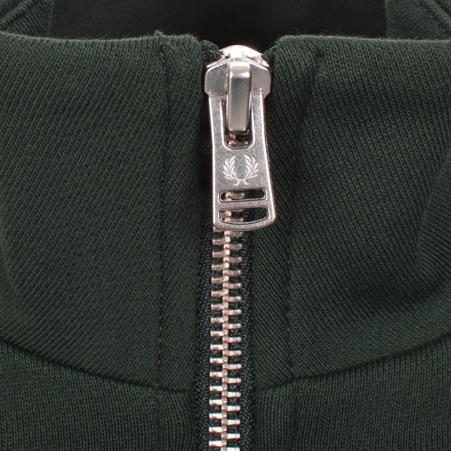 Fred Perry Half Zip Sweatshirt Green