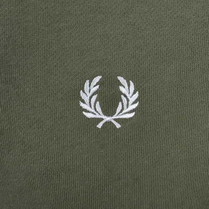 Fred Perry Half Zip Sweatshirt Green