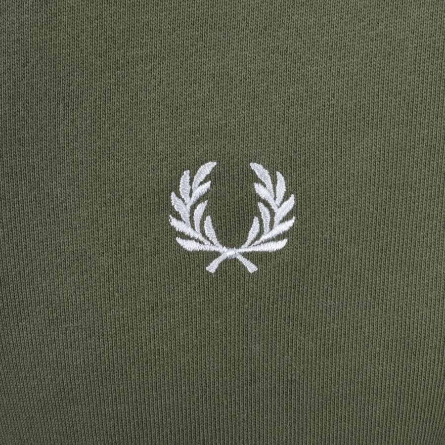 Fred Perry Half Zip Sweatshirt Green
