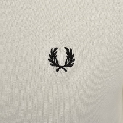 Fred Perry Knit T Shirt Cream
