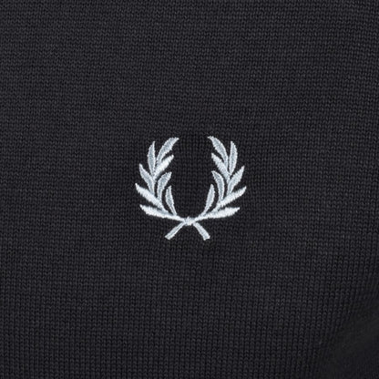 Fred Perry Knit T Shirt Grey