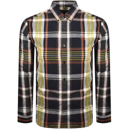 Fred Perry Madras Check Shirt Navy