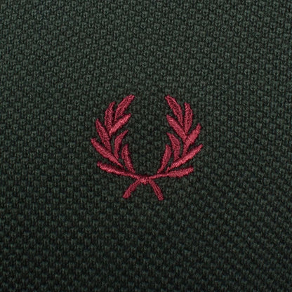 Fred Perry Pique Stitch Jumper Green