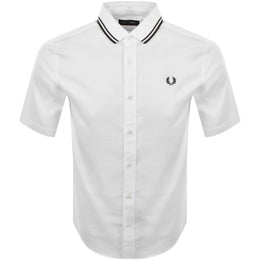 Fred Perry Polo Collar Shirt White