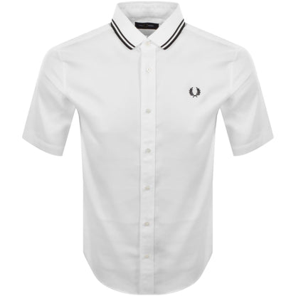 Fred Perry Polo Collar Shirt White