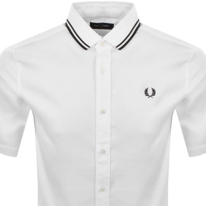Fred Perry Polo Collar Shirt White
