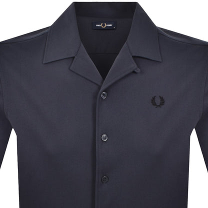 Fred Perry Revere Coller Shirt Blue