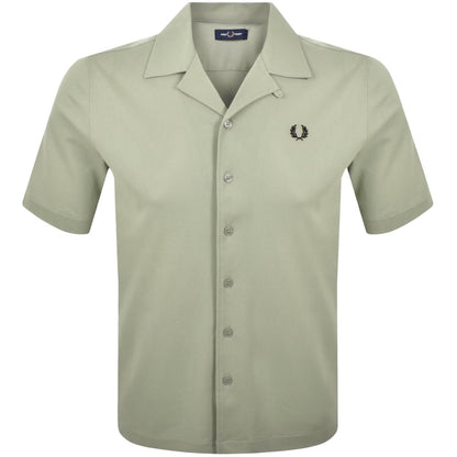 Fred Perry Revere Coller Shirt Green