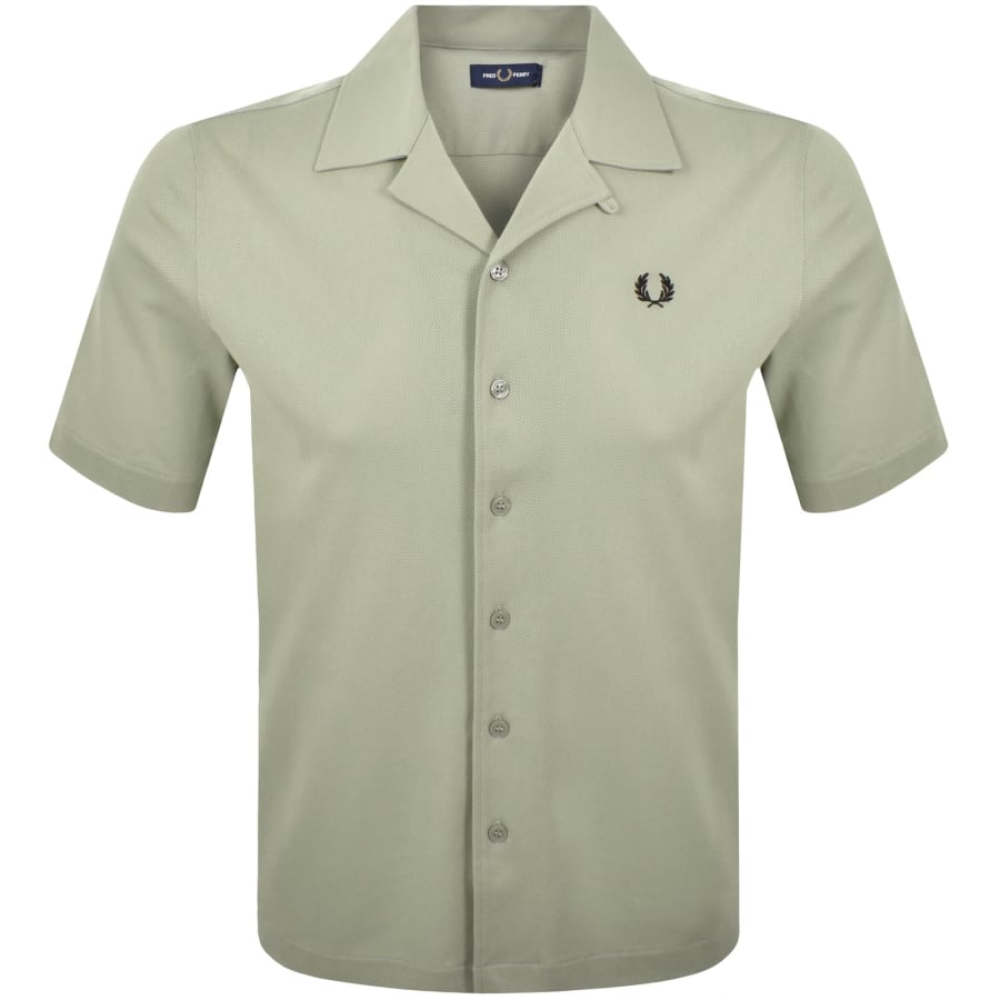 Fred Perry Revere Coller Shirt Green