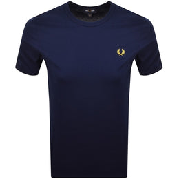Fred Perry Ringer T Shirt French Navy