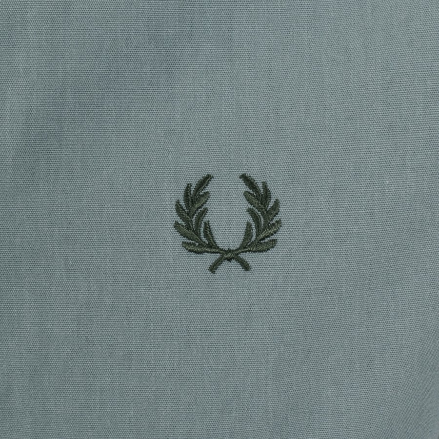 Fred Perry Short Sleeved Shirt Stockport Blue