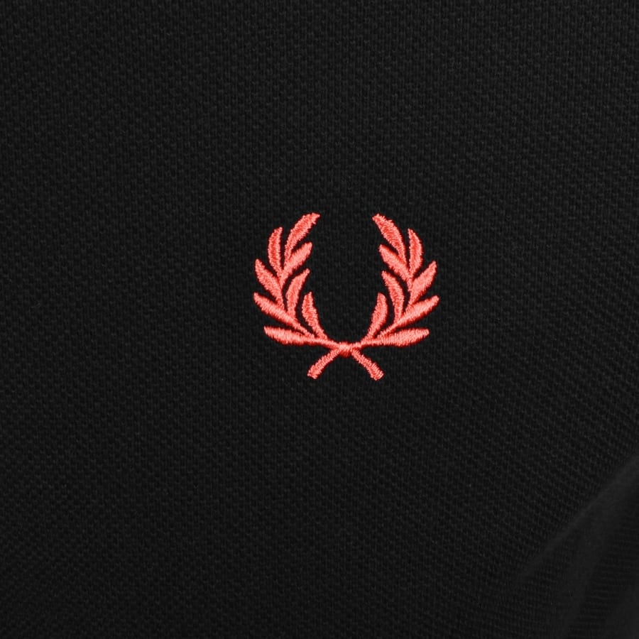 Fred Perry Twin Tipped Polo T Shirt Black