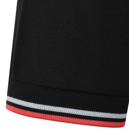 Fred Perry Twin Tipped Polo T Shirt Black