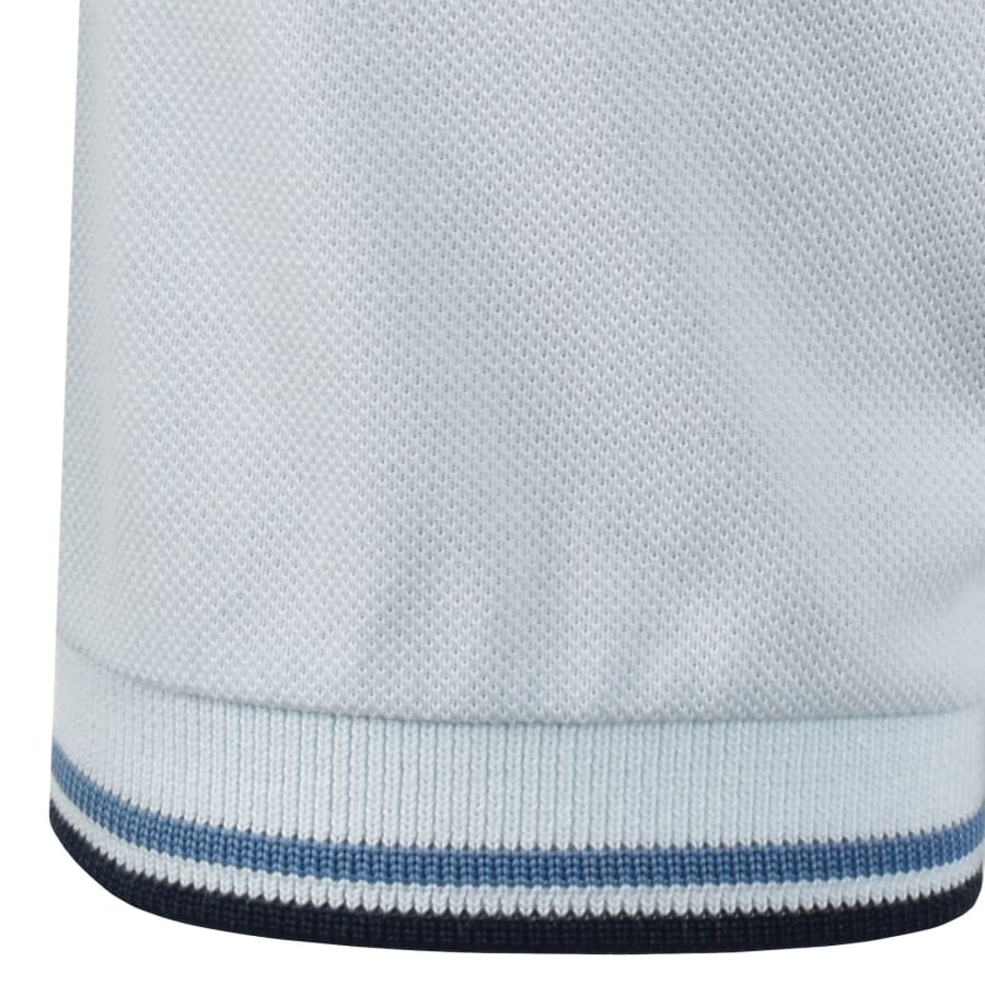 Fred Perry Twin Tipped Polo T Shirt Blue