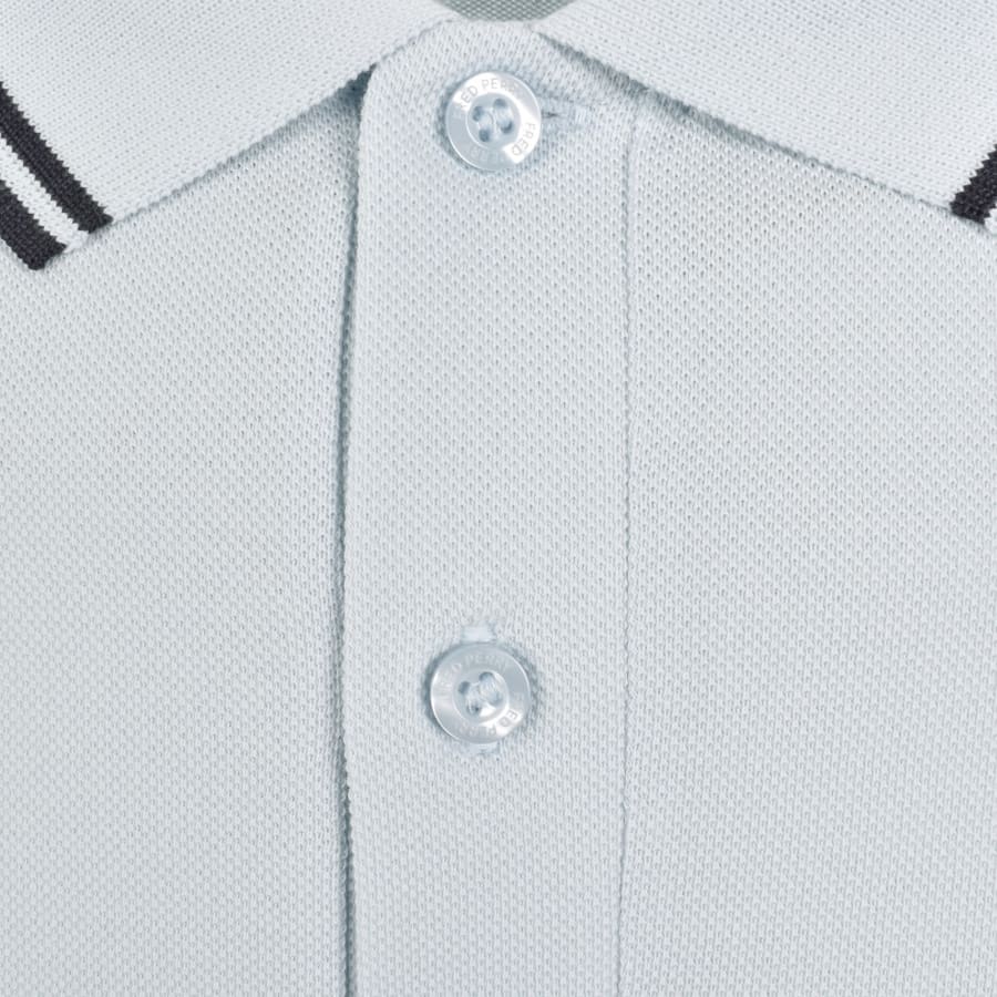 Fred Perry Twin Tipped Polo T Shirt Blue