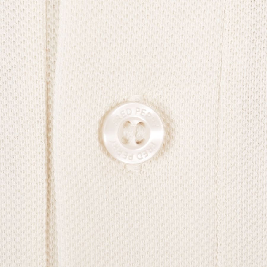 Fred Perry Twin Tipped Polo T Shirt Ecru