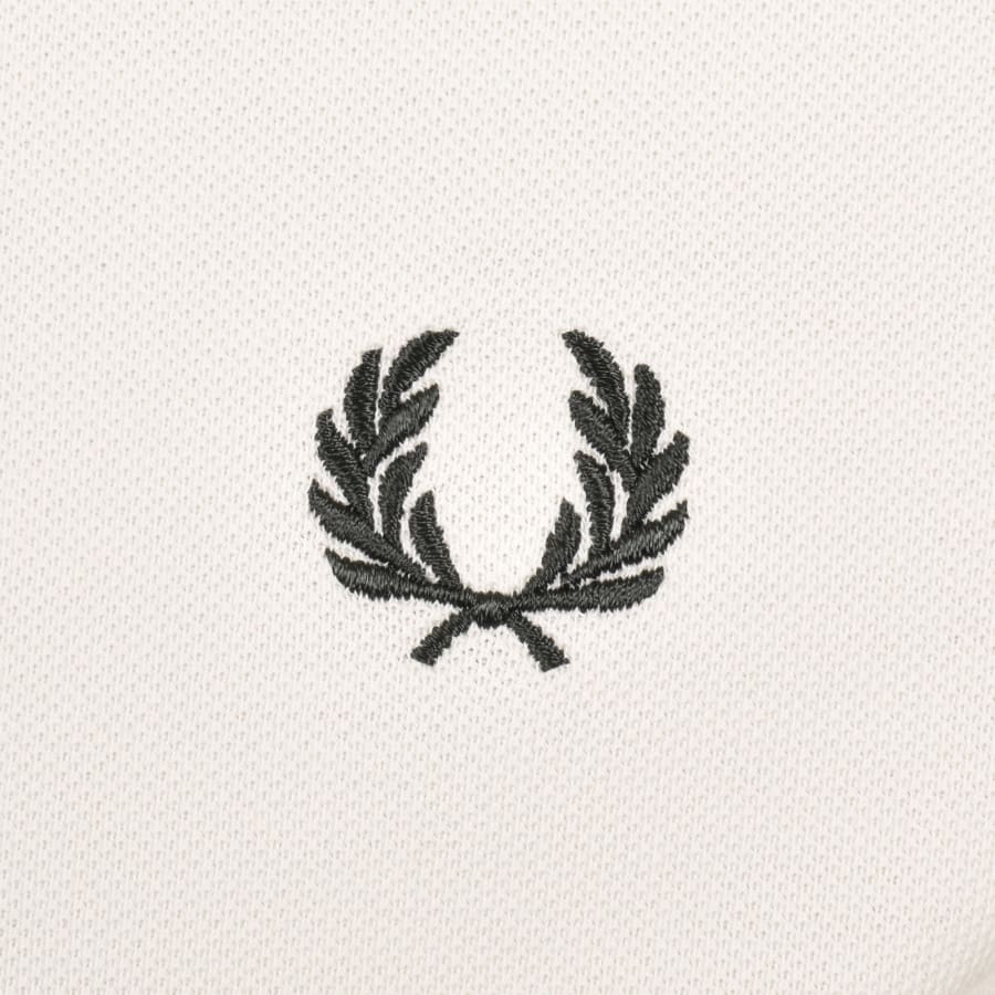 Fred Perry Twin Tipped Polo T Shirt Ecru