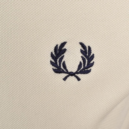Fred Perry Twin Tipped Polo T Shirt Ecru