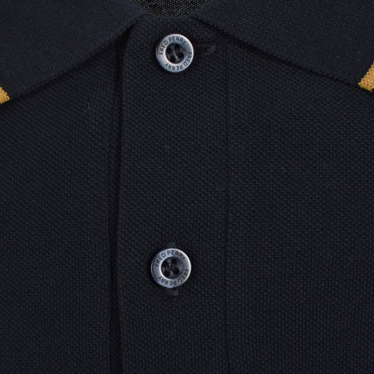Fred Perry Twin Tipped Polo T Shirt Navy