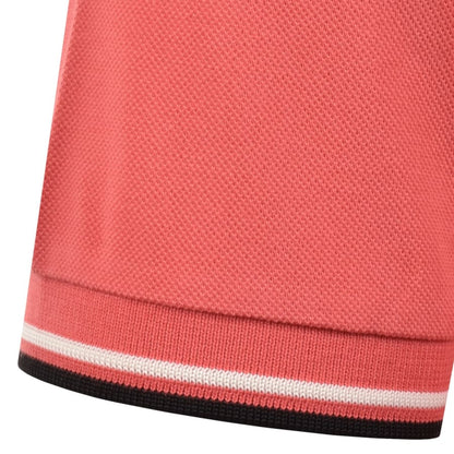 Fred Perry Twin Tipped Polo T Shirt Red