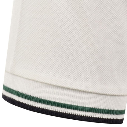 Fred Perry Twin Tipped Polo T Shirt White