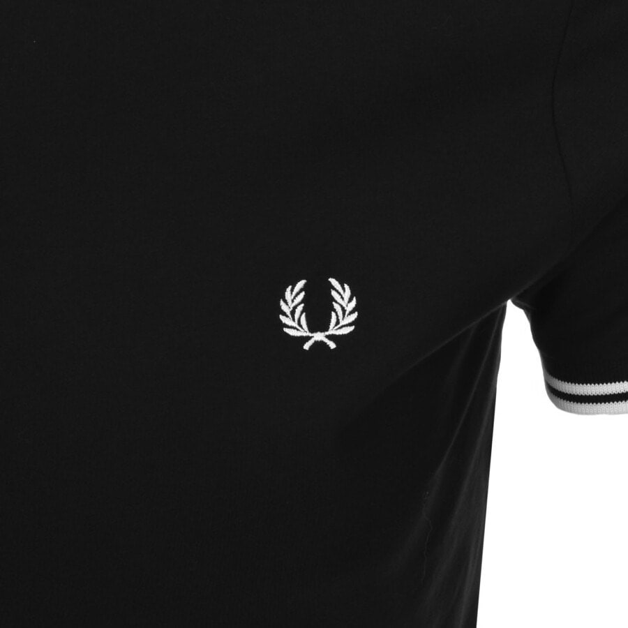 Fred Perry Twin Tipped T Shirt Black