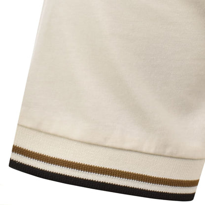 Fred Perry Twin Tipped T Shirt Ecru