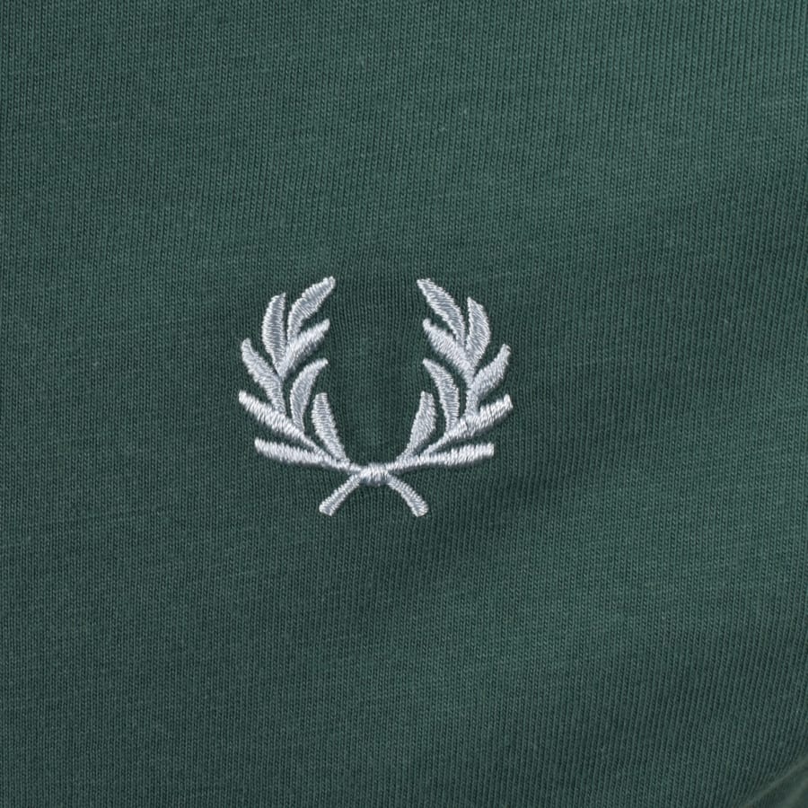 Fred Perry Twin Tipped T Shirt Green