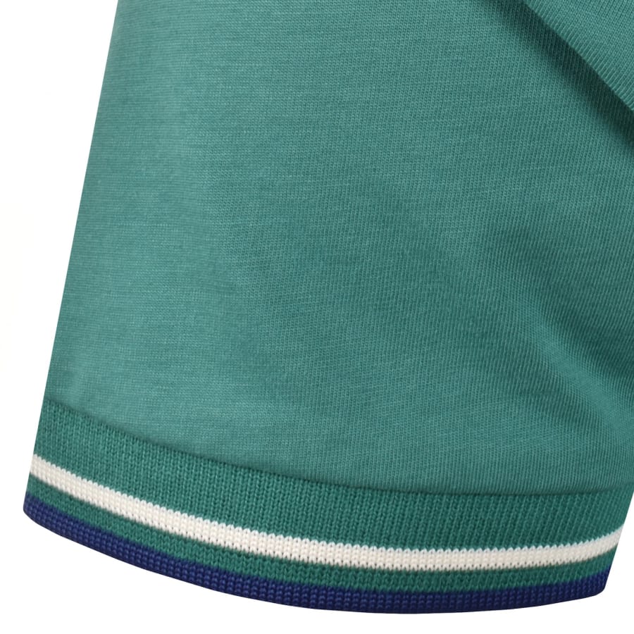 Fred Perry Twin Tipped T Shirt Green