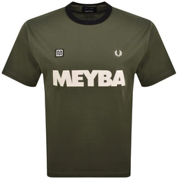 Fred Perry X Meyba Ringer T Shirt Green