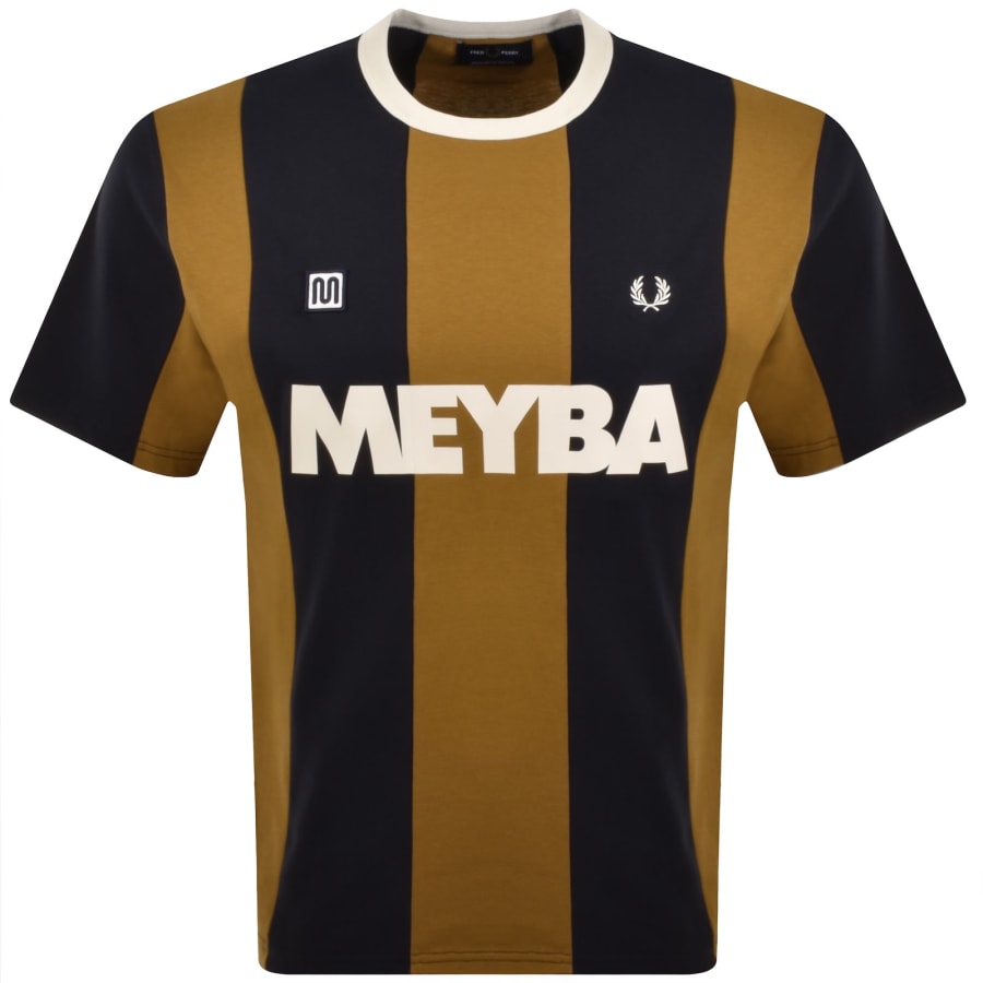 Fred Perry X Meyba T Shirt Laurel Navy