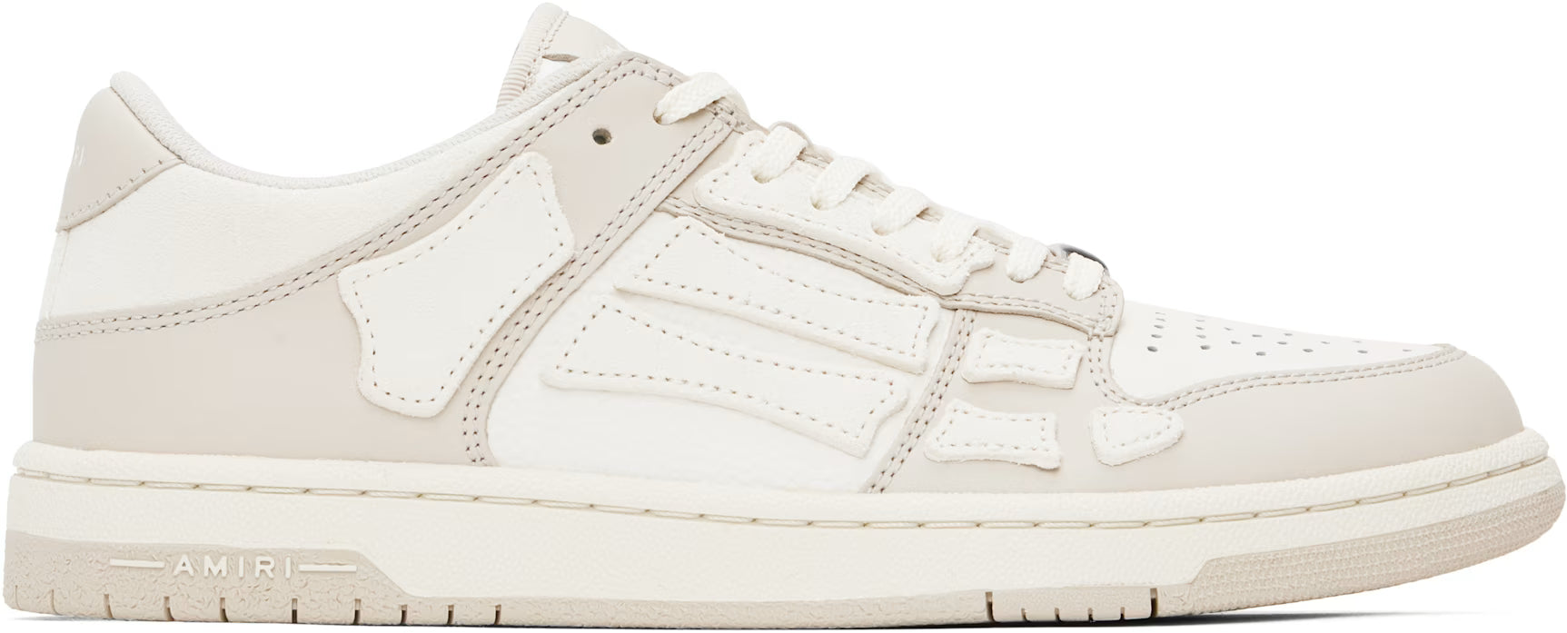 AMIRI Women  White & Beige Skel-Top Low Sneakers