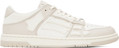 AMIRI Women  White & Beige Skel-Top Low Sneakers