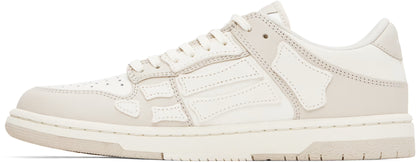 AMIRI Women  White & Beige Skel-Top Low Sneakers