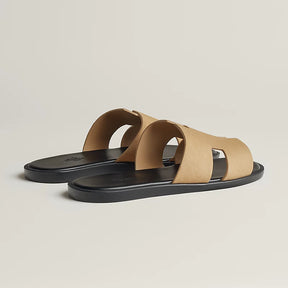 Hermès Oran Sandals – Beige Suede
