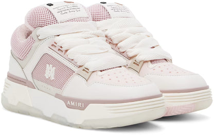 AMIRI White & Pink MA-1 Sneakers