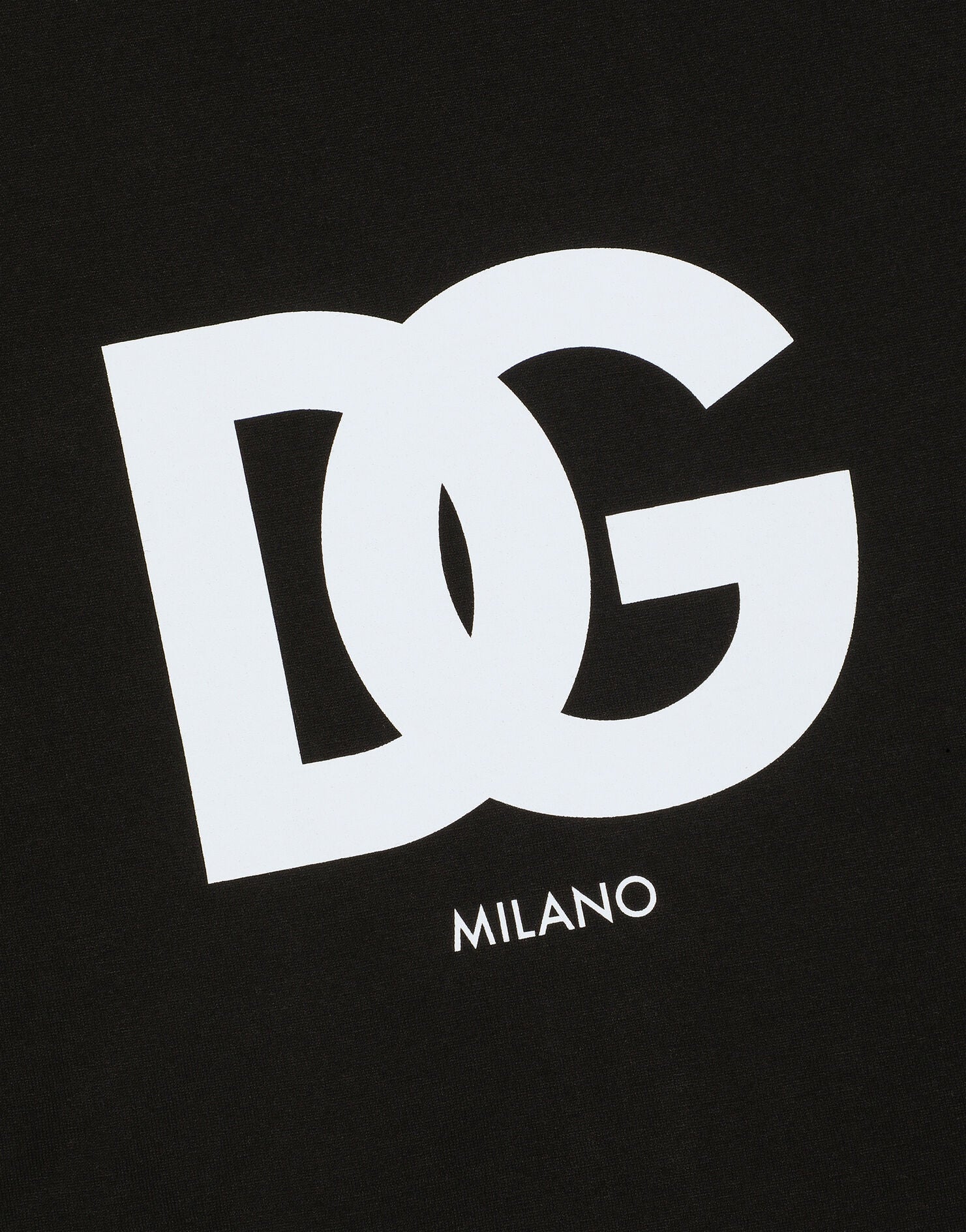 Dolce & Gabbana DG Milano Logo Print T-shirt in Black