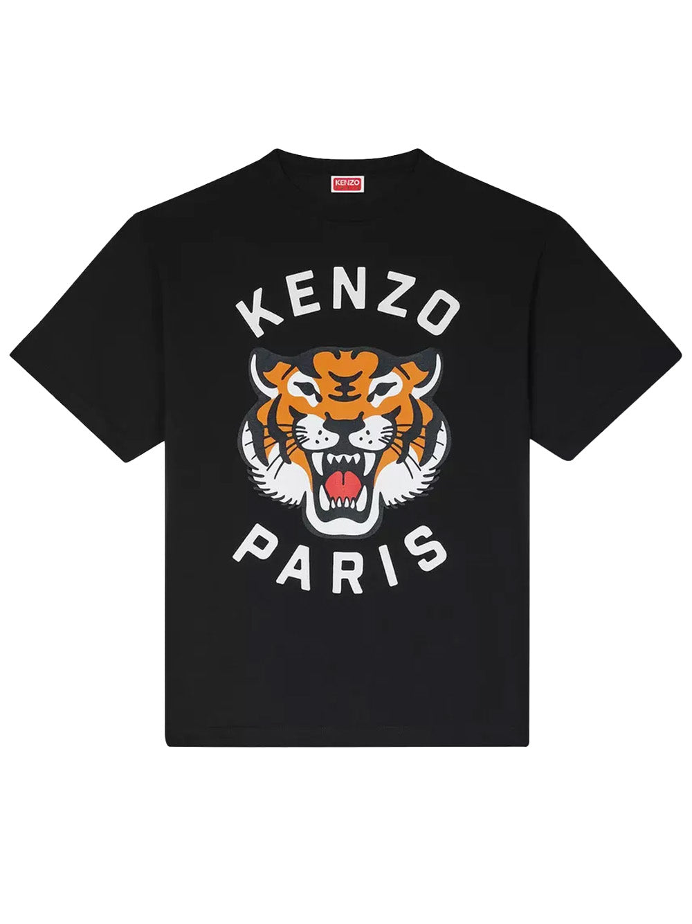 Kenzo Lucky Tiger Printed T-Shirt in Black