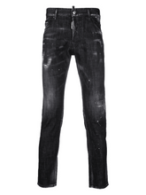 Dsquared2 Icon Printed Cool Guy Jeans in Black