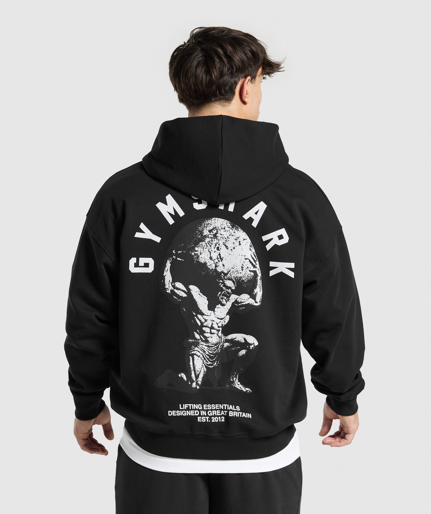 Gymshark Atlas Zip Up Hoodie - Black