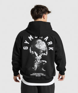 Gymshark Atlas Zip Up Hoodie - Black