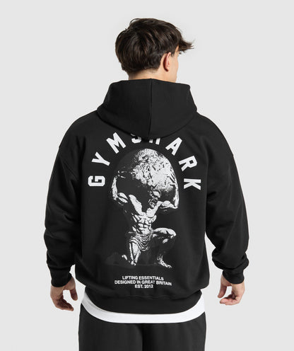 Gymshark Atlas Zip Up Hoodie - Black